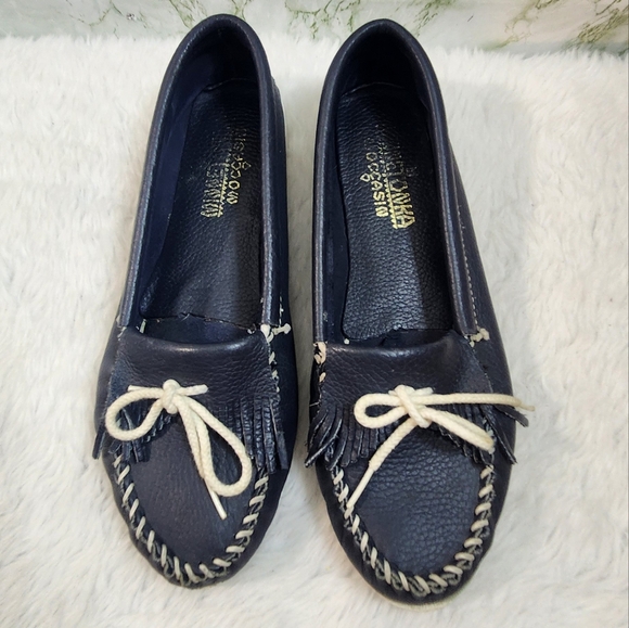Minnetonka Leather Moccasins - Picture 2 of 12